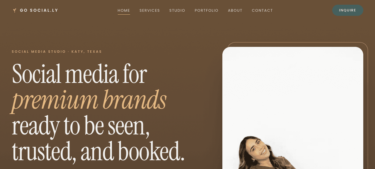 Go Social.ly production site preview